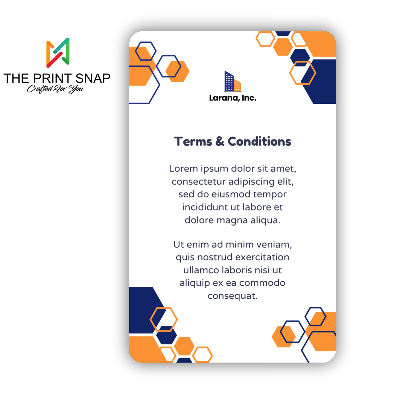 Employee ID card with custom photo, name, logo, and barcode – printed on durable PVC for office and corporate use.
