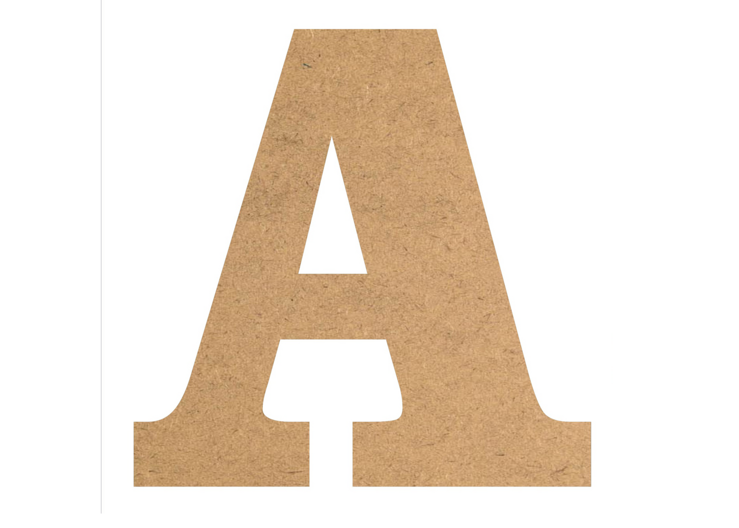 MDF Alphabet Letters | Craft letters for DIY nameplates A-N