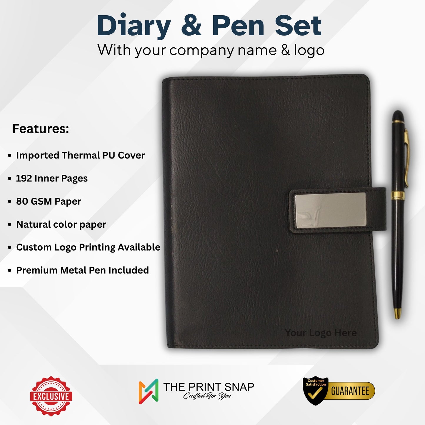 2 in 1 Diary & Pen Set | Notebook | Corporate Gift | TPC008