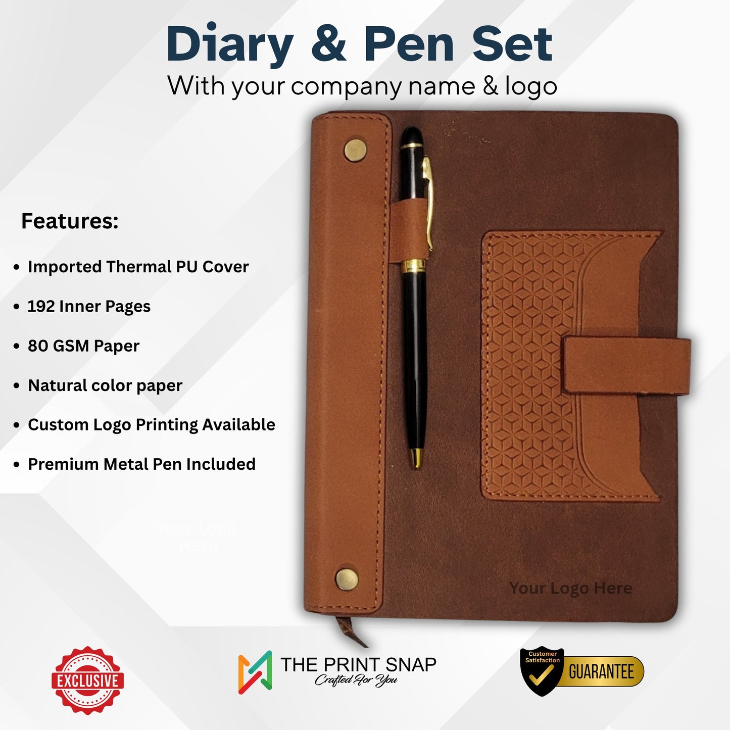 2 in 1 Diary & Pen Set | Notebook | Corporate Gift | TPC011