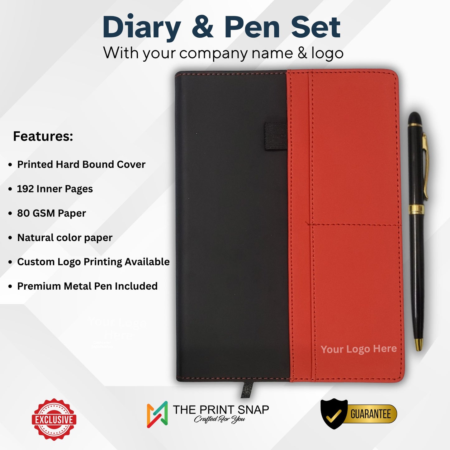 2 in 1 Diary & Pen Set | Notebook | Corporate Gift