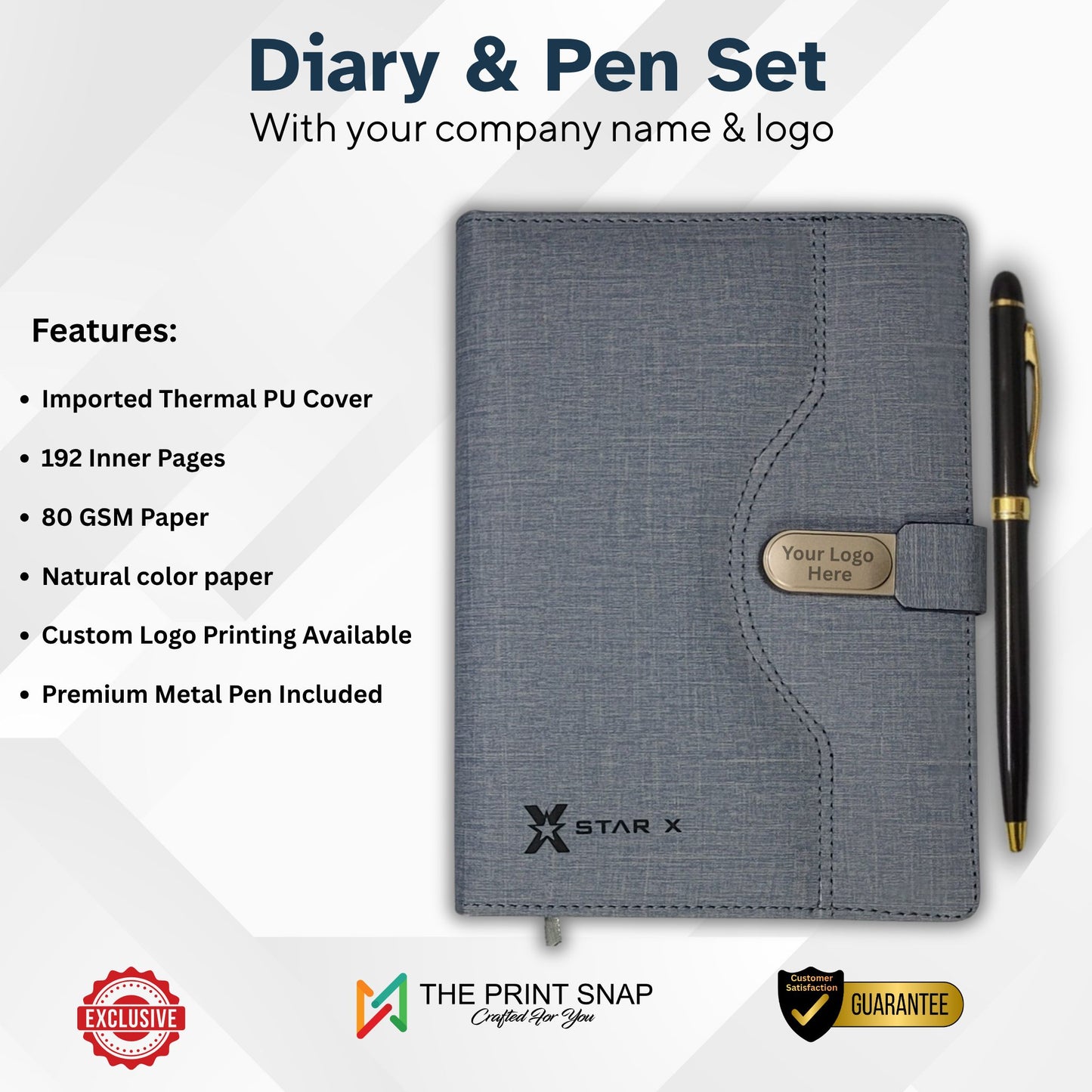 2 in 1 Diary & Pen Set | Notebook | Corporate Gift | TPC013