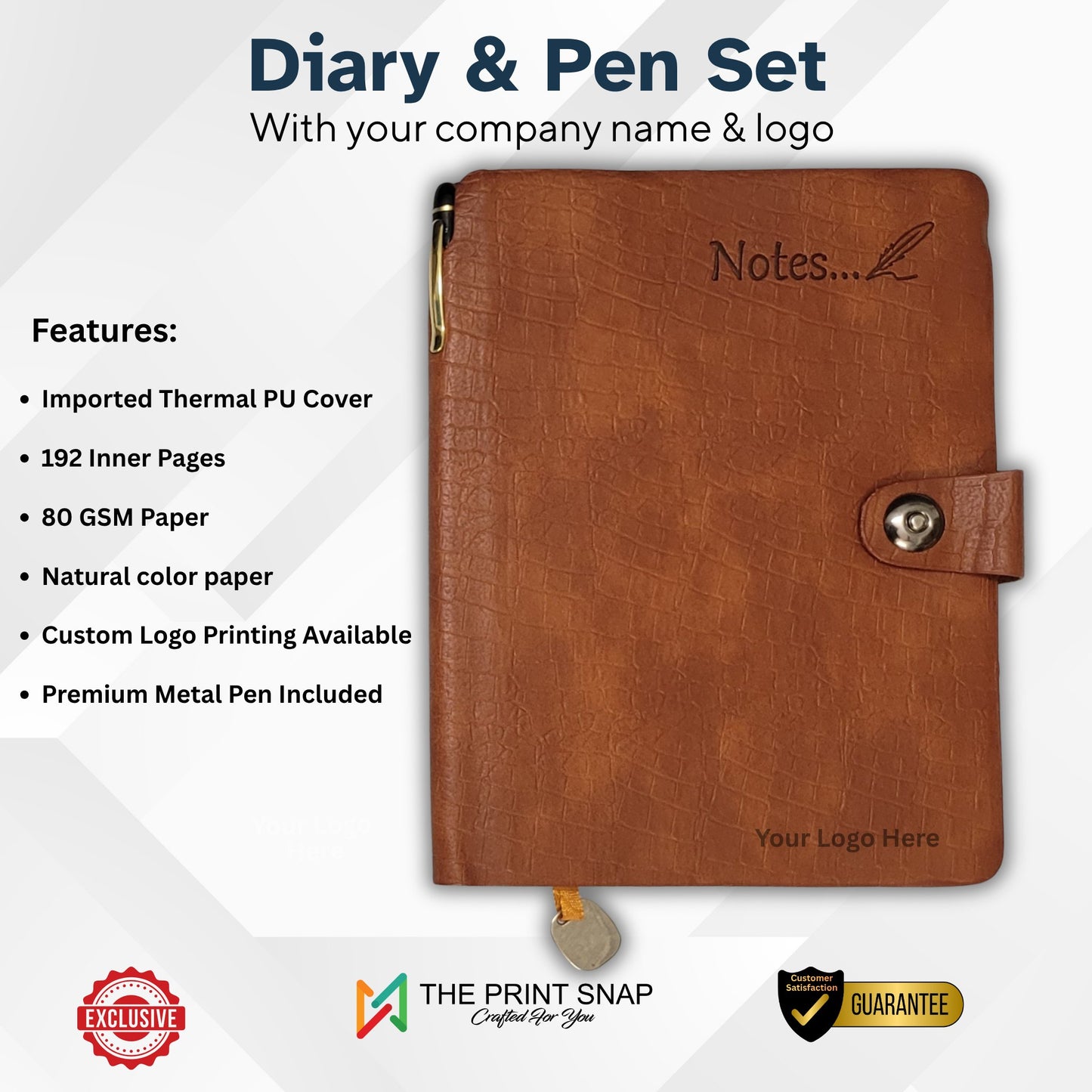 2 in 1 Diary & Pen Set | Notebook | Corporate Gift | TPC015