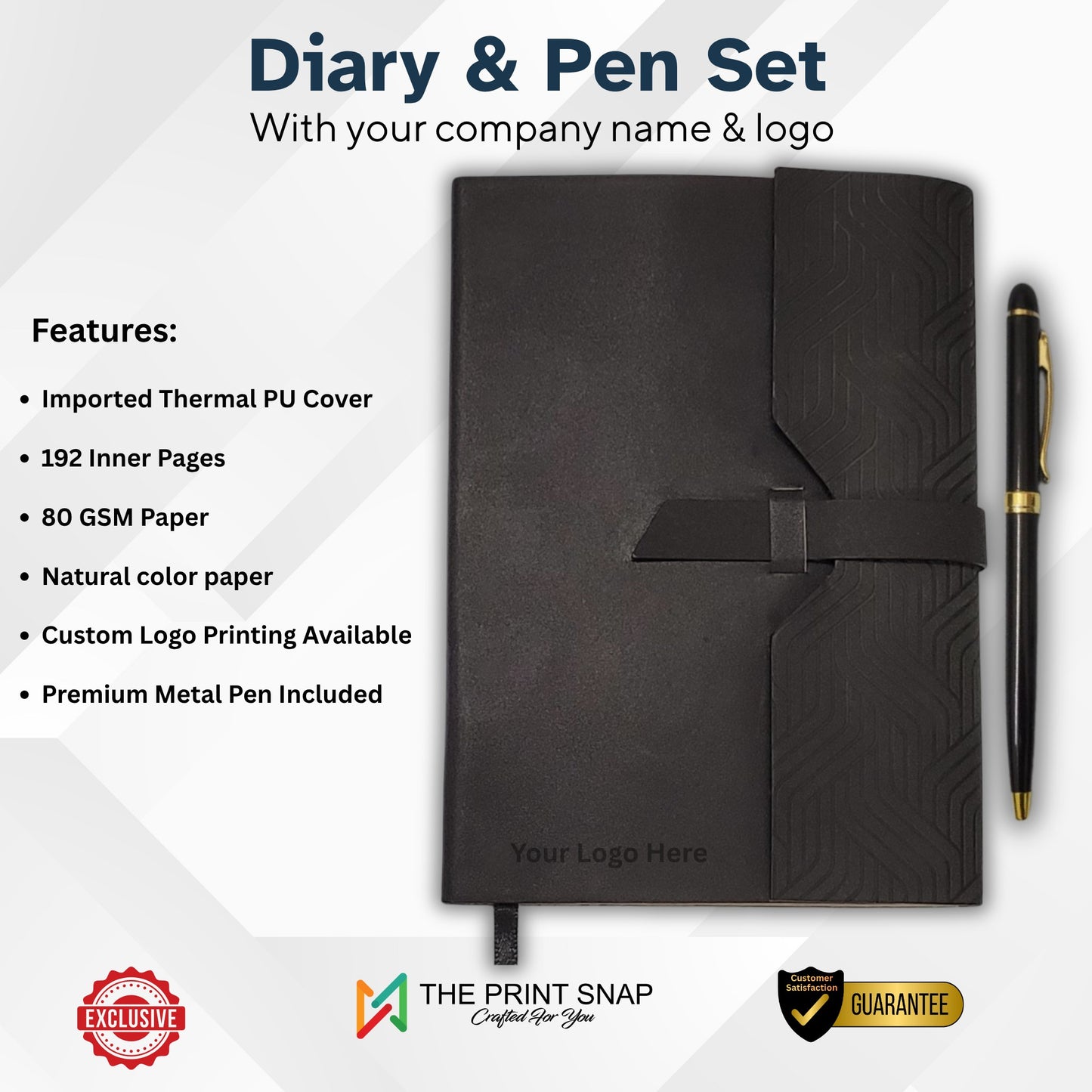 2 in 1 Diary & Pen Set | Notebook | Corporate Gift | TPC006