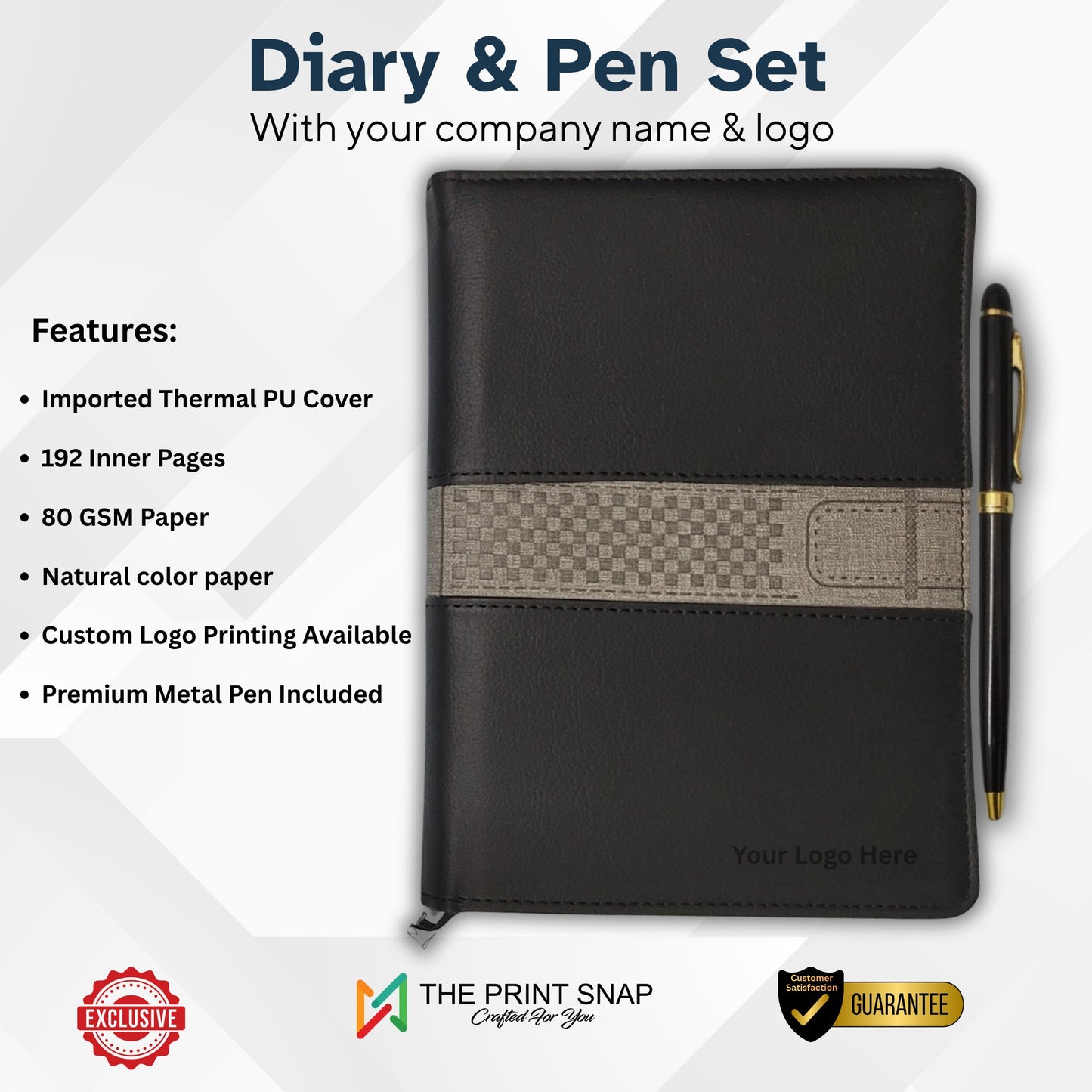 2 in 1 Diary & Pen Set | Notebook | Corporate Gift | TPC007