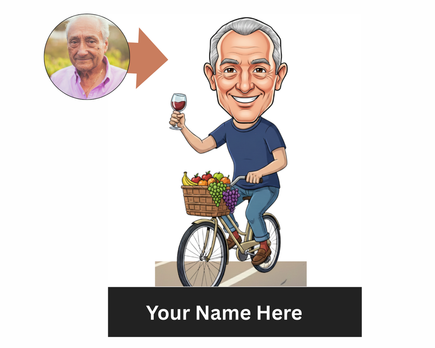 Retirement Caricatures | Farewell Gifts | Design 05