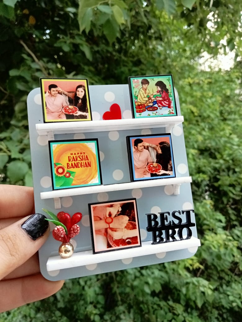 Personalised 3D Fridge Magnet | Rakhi | Best Bro
