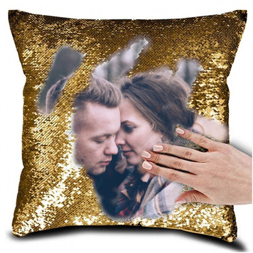 Magic Cushion | Golden Sequin