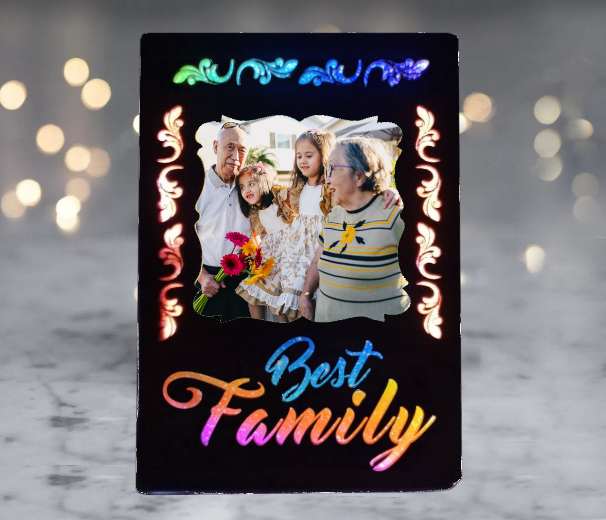 LED Personalised Table Top | Best Family