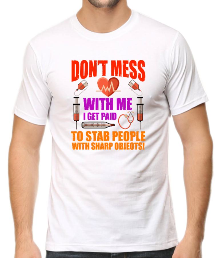 Don't Mess | Printed Shirt