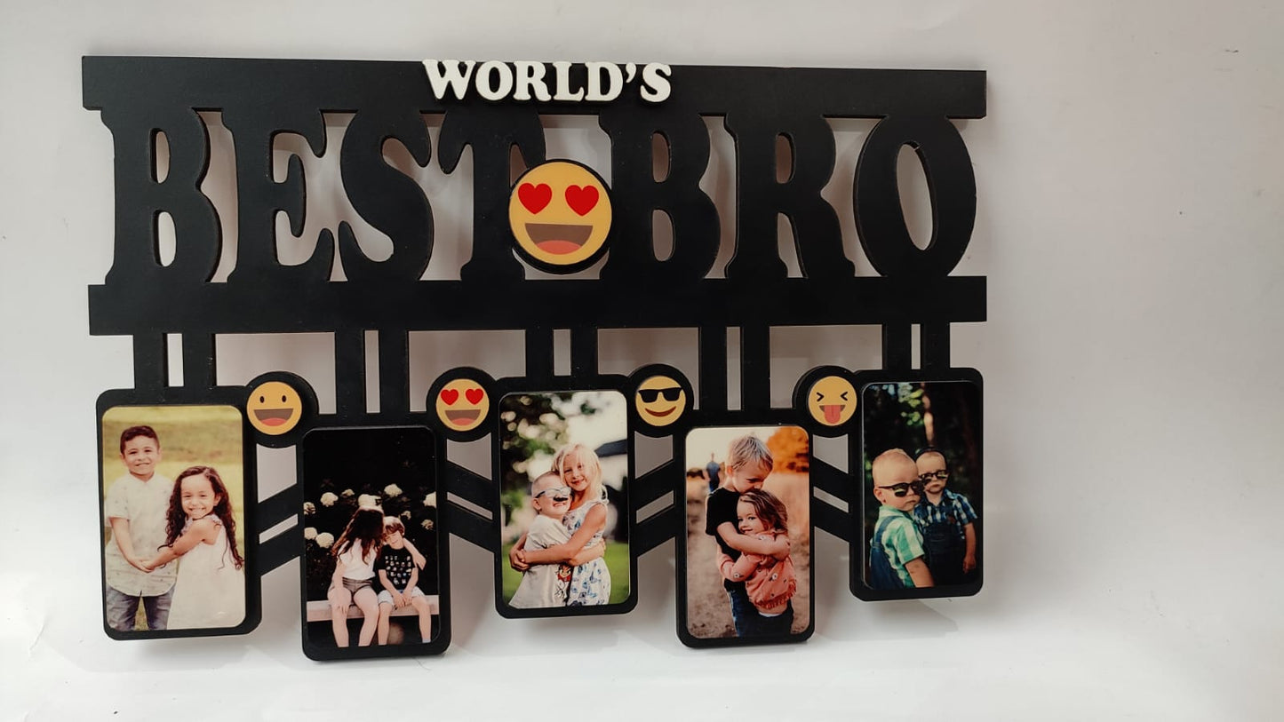 Best Bro Personalised Frame | 5 Photos