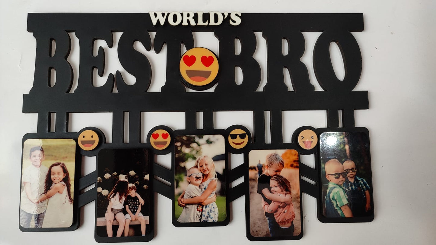 Best Bro Personalised Frame | 5 Photos