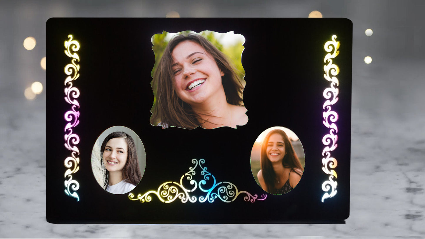 LED Personalised Collage Table Top | PC 02