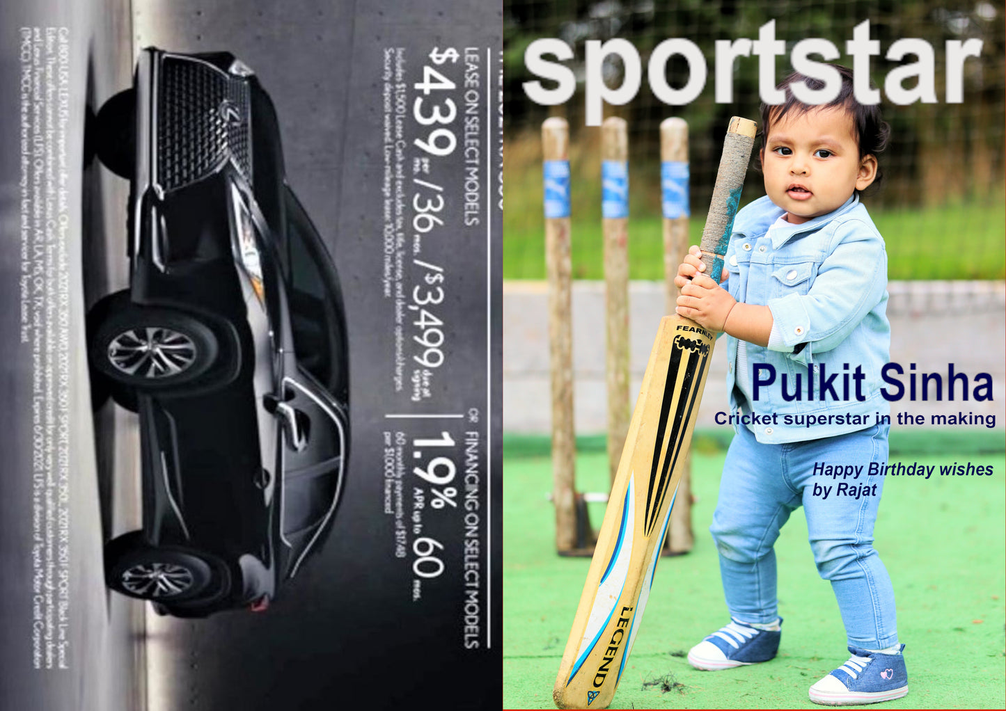 Happy Birthday Personalised Magazine Cover | PC05