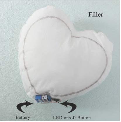 LED Cushion | Heart Shape