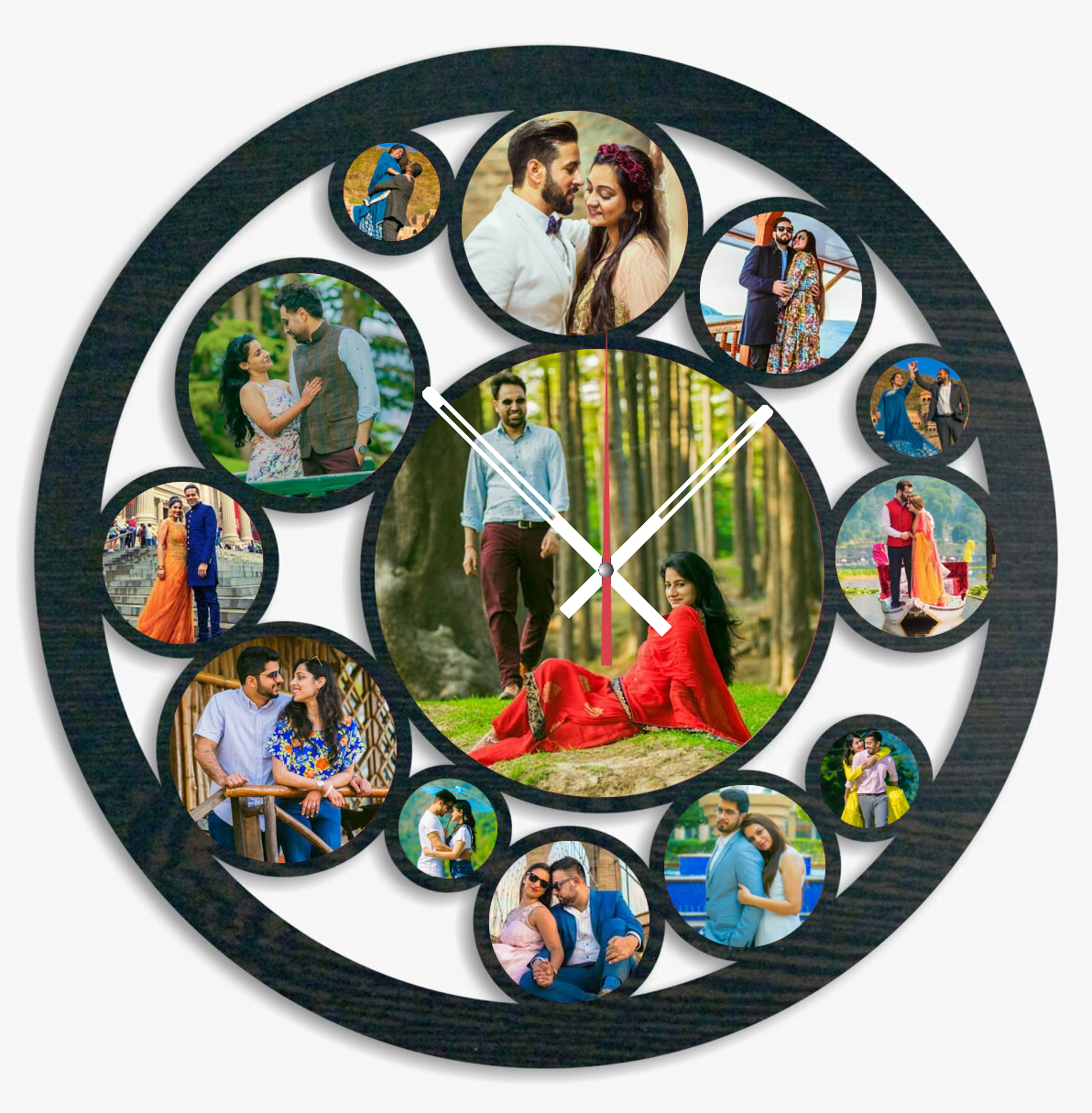Designer Wall Clock | 13 Photo Clock