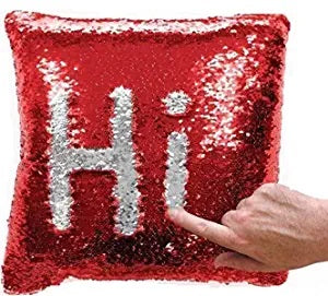 Magic Cushion | Red Sequin