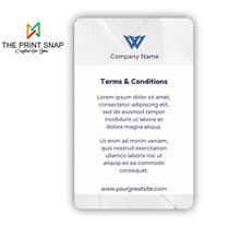 Employee ID card with custom photo, name, logo, and barcode – printed on durable PVC for office and corporate use.