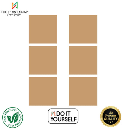 MDF Coaster with Stand | Square
