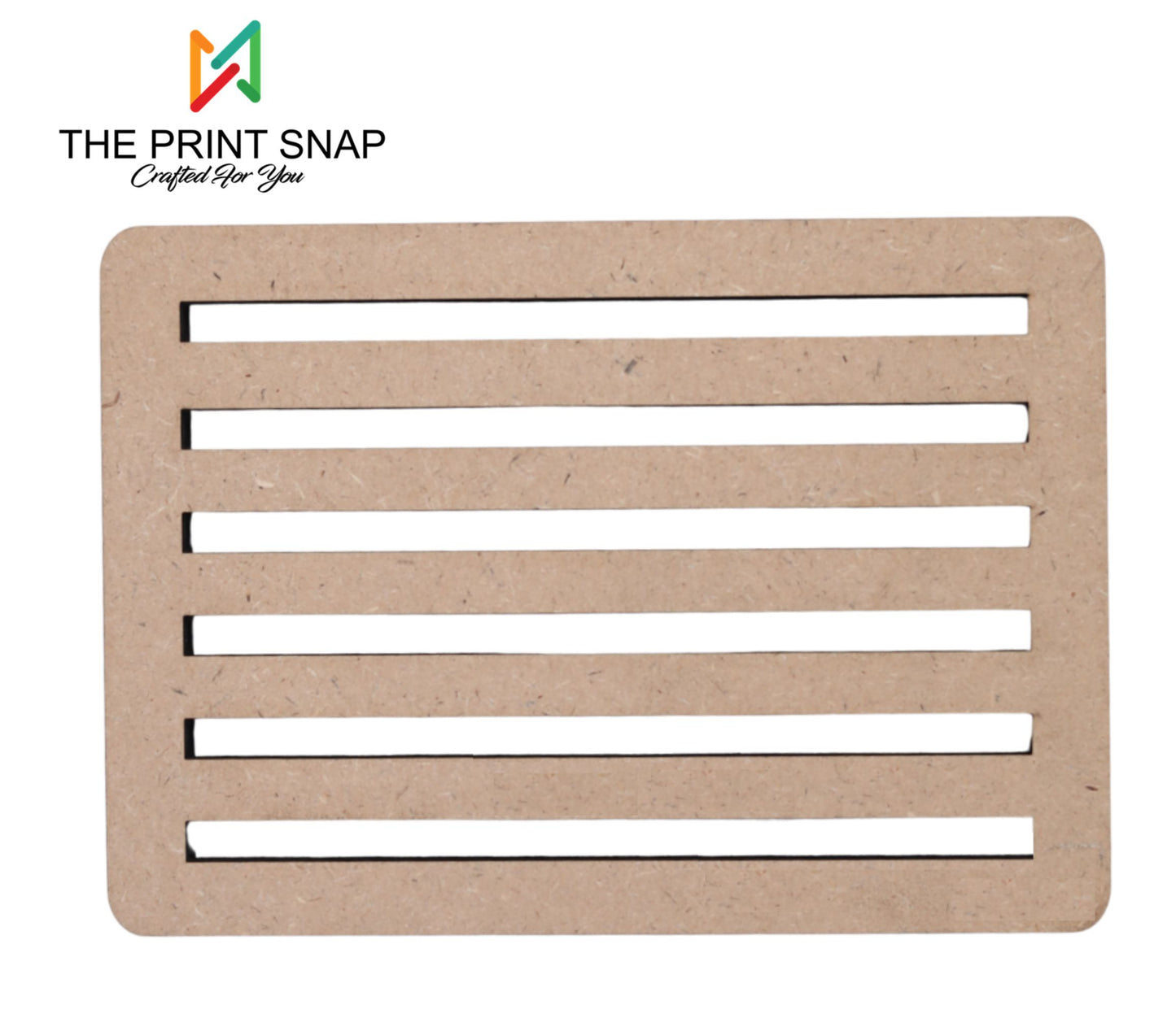 MDF Coaster with Stand | Tea Coaster | Set of 6 | Mandala Design 008
