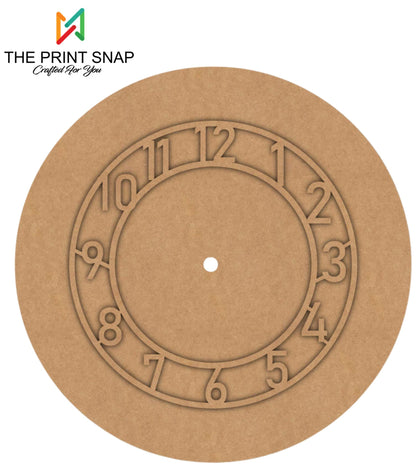 MDF Clock Base for DIY & Resin Art