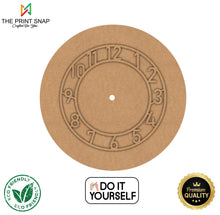 MDF Clock Base for DIY & Resin Art