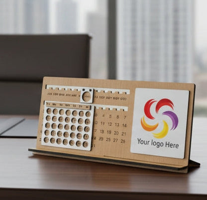 Wooden Infinity Calendar | Table Calendar For Office & Home | Desk Calendar | Eco Friendly