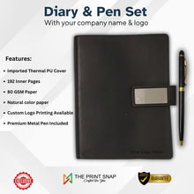 2 in 1 Diary & Pen Set | Notebook | Corporate Gift | TPC008