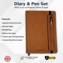 2 in 1 Diary & Pen Set | Notebook | Corporate Gift | TPC010