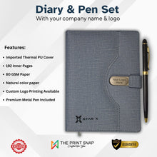 2 in 1 Diary & Pen Set | Notebook | Corporate Gift | TPC013