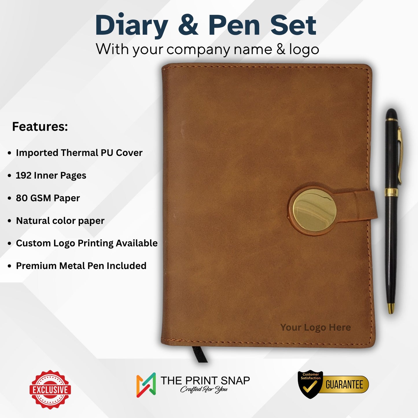 2 in 1 Diary & Pen Set | Notebook | Corporate Gift | TPC005