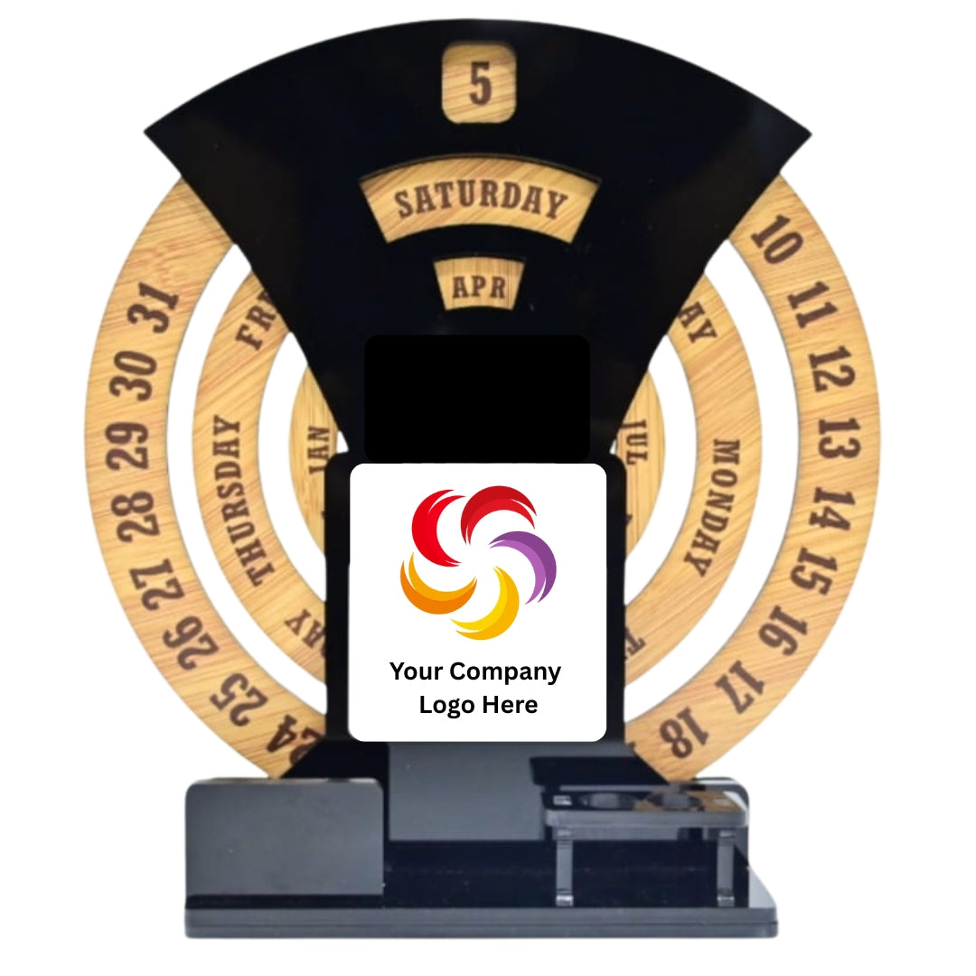 Infinity Calendar | Table Calendar For Office & Home | Desk Calendar | Acrylic