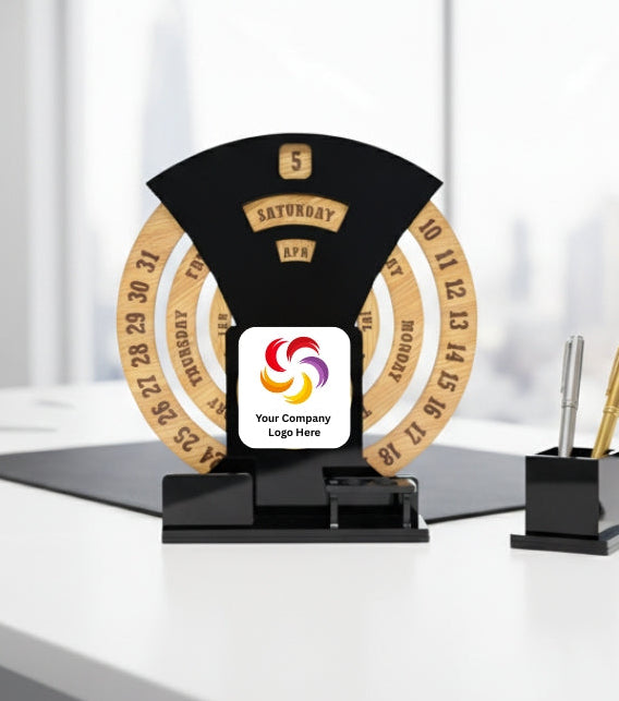 Infinity Calendar | Table Calendar For Office & Home | Desk Calendar | Acrylic