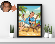 Retirement Caricatures | Retirement  Gifts | Photo Frame | Design 01