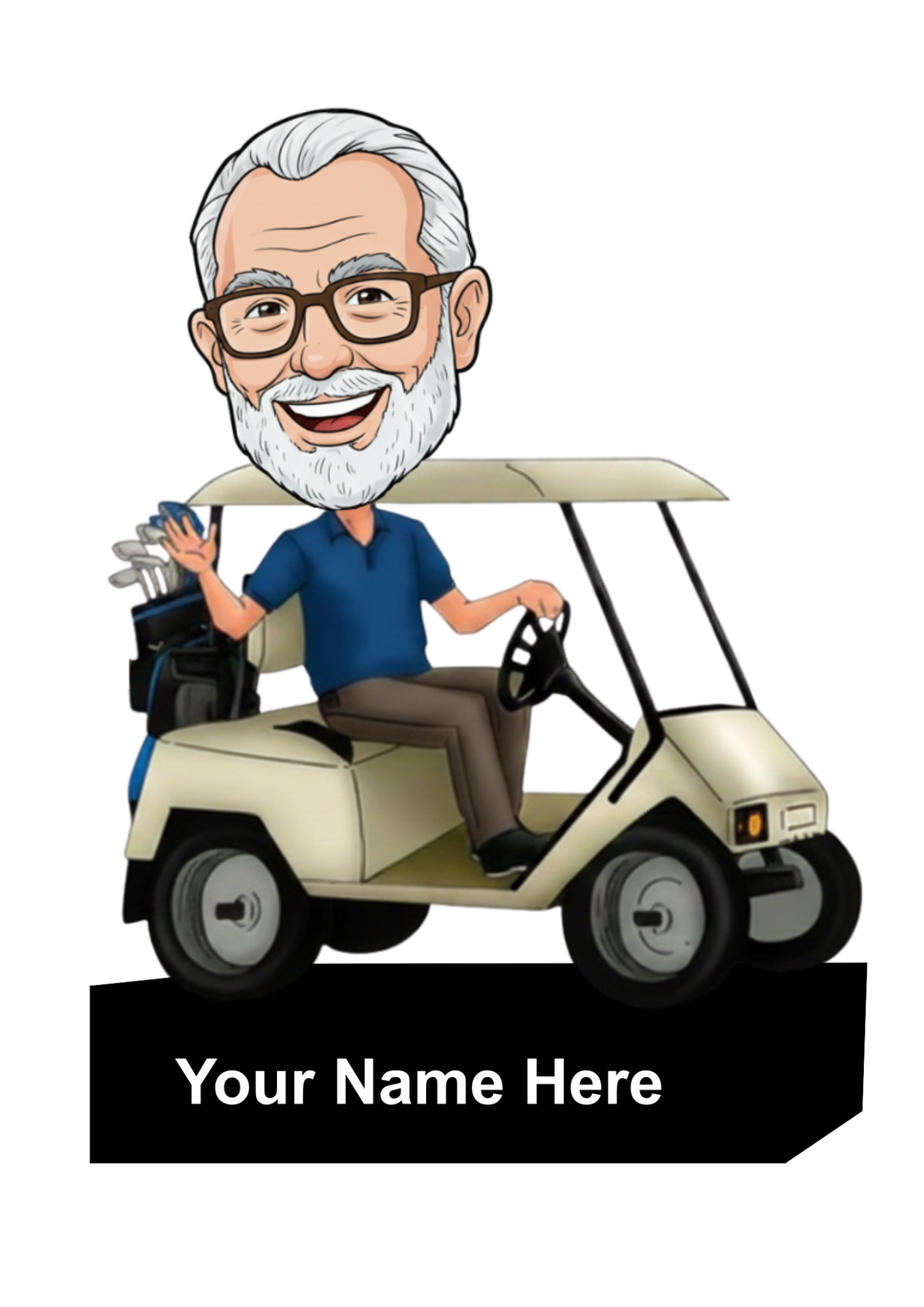 Retirement Caricatures | Retirement Gifts | Design 02