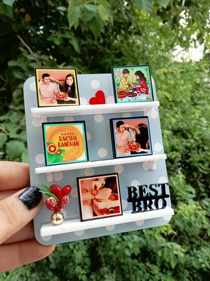 Personalised 3D Fridge Magnet | Rakhi | Best Bro