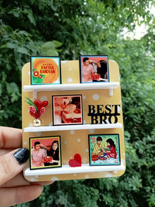 Personalised 3D Fridge Magnet | Rakhi | Best Bro
