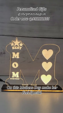 Mother's Day Personalized LED Lamp | Best MOM Led Lamp | Mothers Day Gift