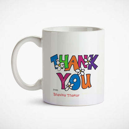 Thank You | Personalised Mug - ThePikuCart