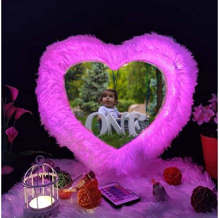 LED Cushion | Heart Shape With Remote