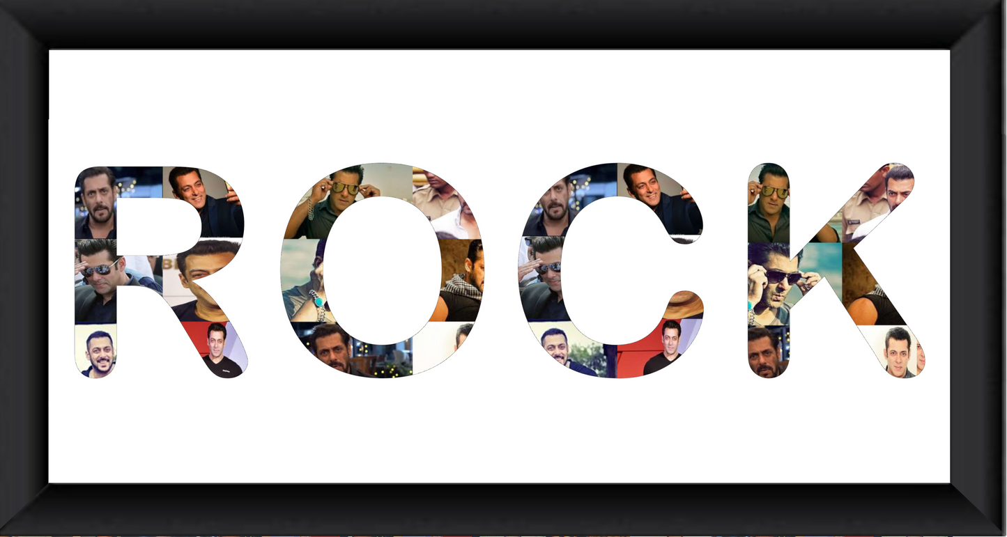 Personalized Mosaic Photo | Name Mosaic Frame