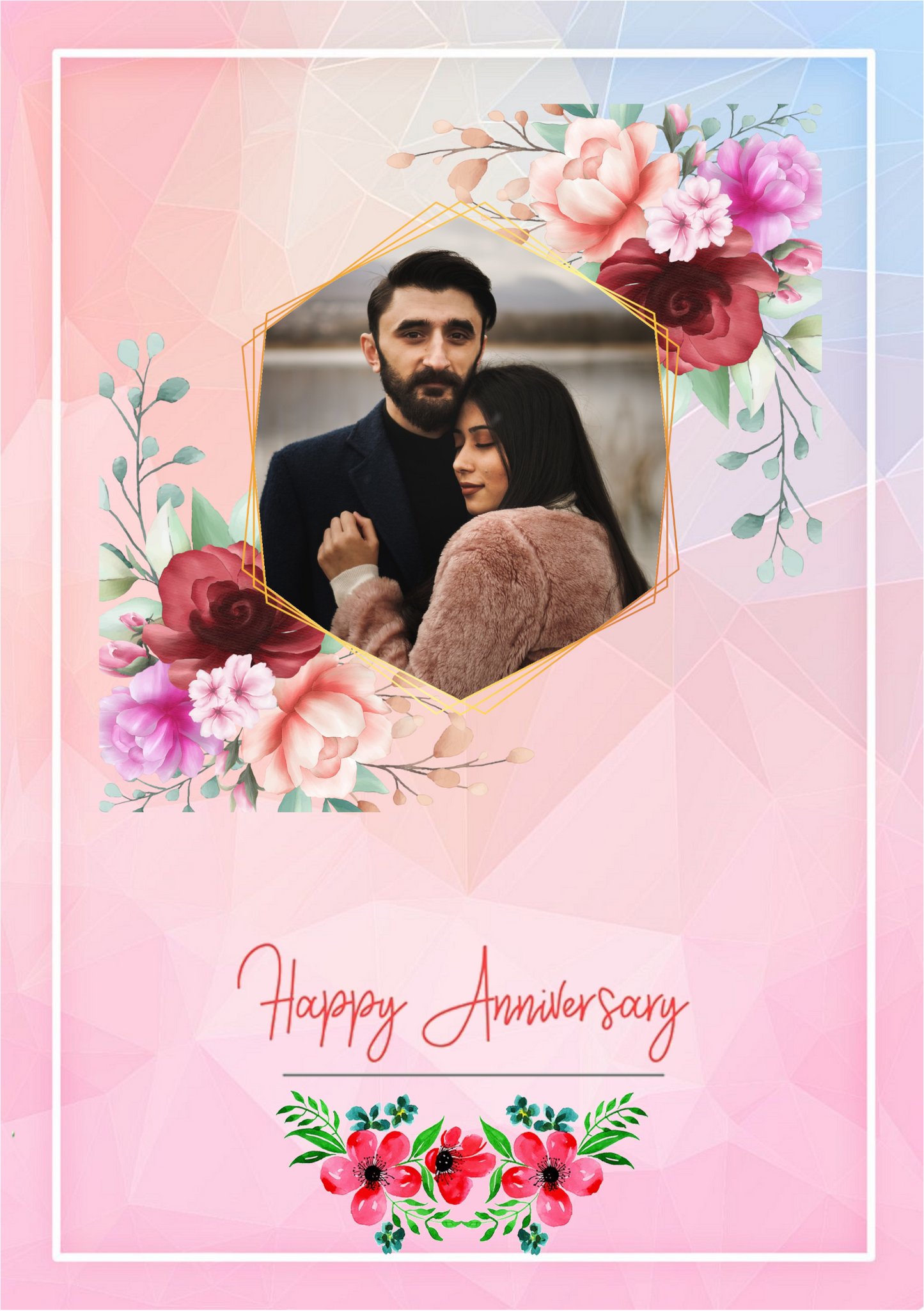 Personalised Anniversary Greeting Card | PC 01