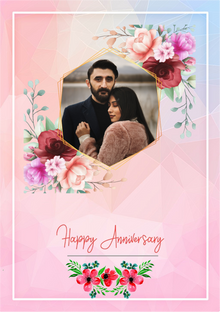 Personalised Anniversary Greeting Card | PC 01