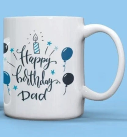 Happy Birthday DAD | Personalised Mug - ThePikuCart