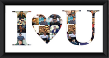 Personalized Mosaic Frame | Love Initials Mosaic