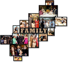Collage Frames | 14 Photos With Name | Wall Hanging