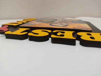 Best Dad | Personalised Table Photo Top