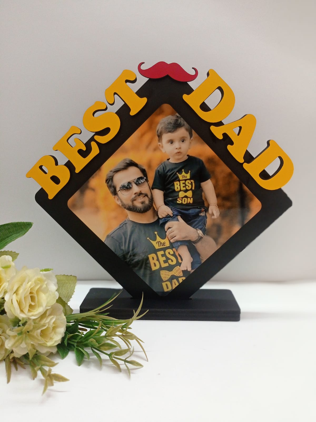 Best Dad | Personalised Table Photo Top