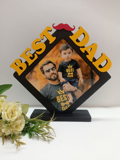 Best Dad | Personalised Table Photo Top
