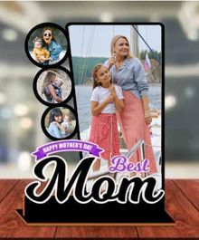 Personalised Trophy Photo Stand | Best Mom